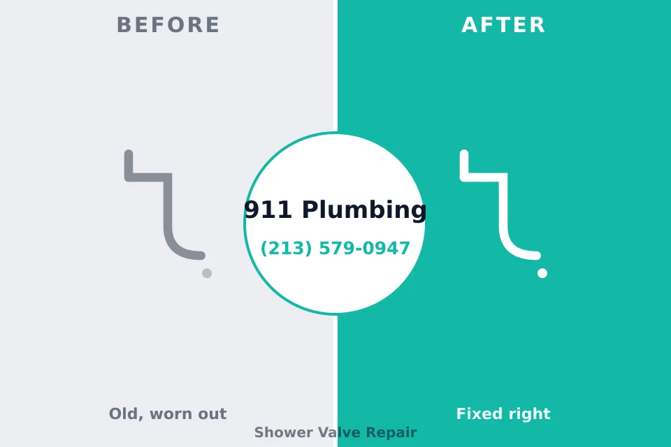 Before and after: plumbing repair Rogersville, AL